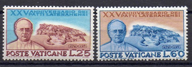 Vaticano Año 1954 Nº192/93 (**)